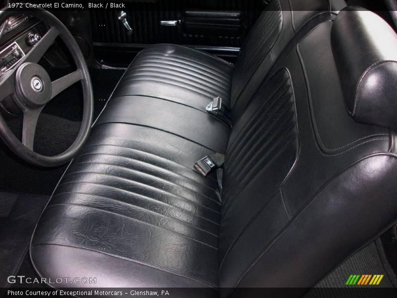 Front Seat of 1972 El Camino 