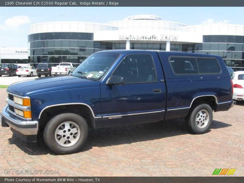 Indigo Metallic / Beige 1995 Chevrolet C/K C1500 Regular Cab