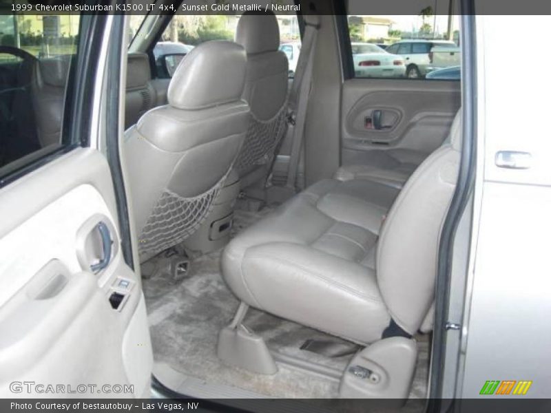 Sunset Gold Metallic / Neutral 1999 Chevrolet Suburban K1500 LT 4x4