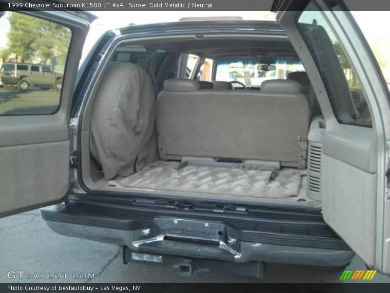 Sunset Gold Metallic / Neutral 1999 Chevrolet Suburban K1500 LT 4x4