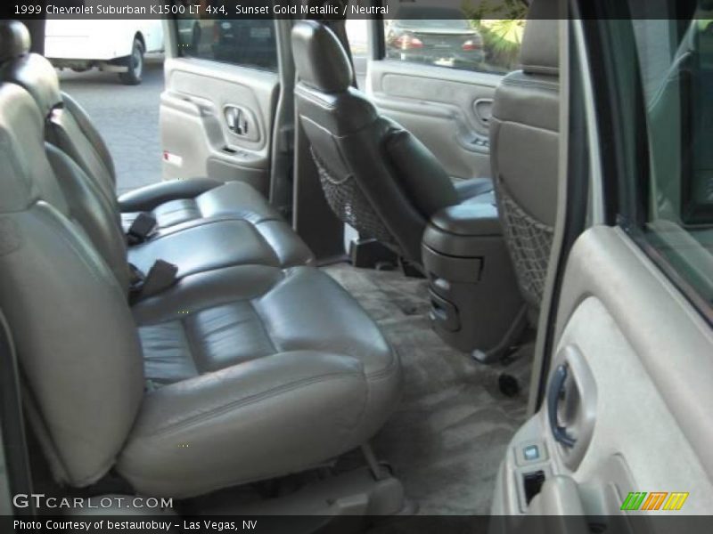 Sunset Gold Metallic / Neutral 1999 Chevrolet Suburban K1500 LT 4x4