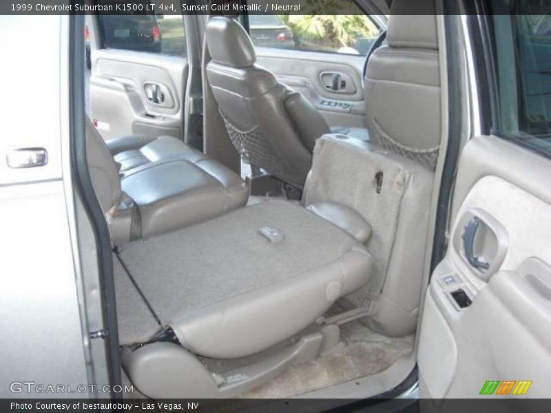 Sunset Gold Metallic / Neutral 1999 Chevrolet Suburban K1500 LT 4x4