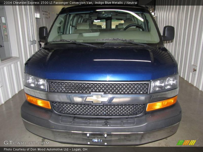 Indigo Blue Metallic / Neutral 2004 Chevrolet Express 1500 LS Passenger Conversion Van