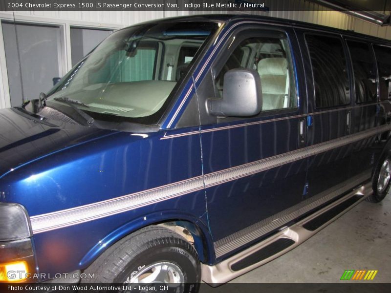 Indigo Blue Metallic / Neutral 2004 Chevrolet Express 1500 LS Passenger Conversion Van