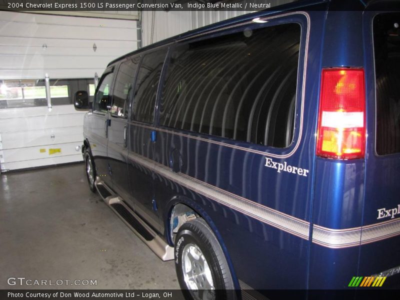 Indigo Blue Metallic / Neutral 2004 Chevrolet Express 1500 LS Passenger Conversion Van