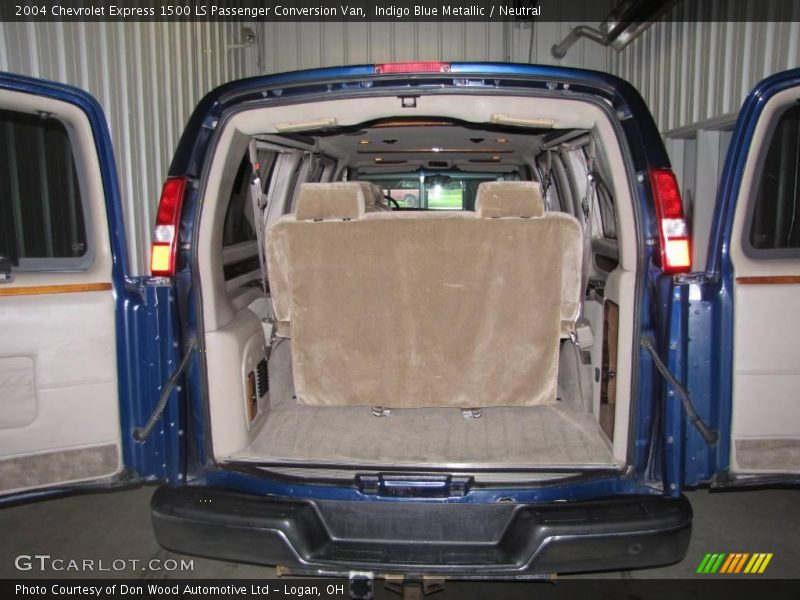 Indigo Blue Metallic / Neutral 2004 Chevrolet Express 1500 LS Passenger Conversion Van