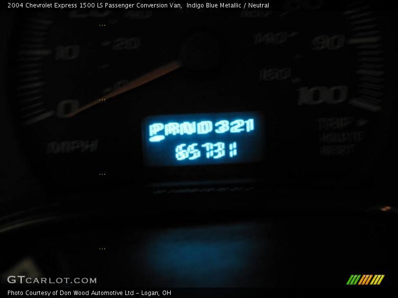 Indigo Blue Metallic / Neutral 2004 Chevrolet Express 1500 LS Passenger Conversion Van
