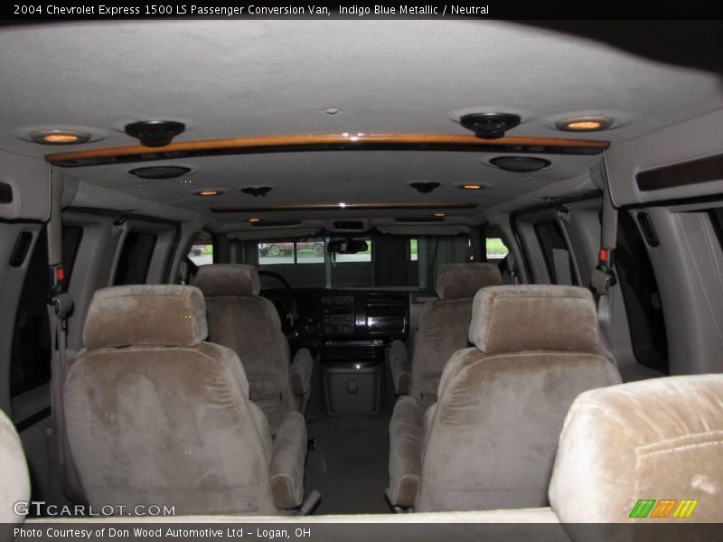 Indigo Blue Metallic / Neutral 2004 Chevrolet Express 1500 LS Passenger Conversion Van