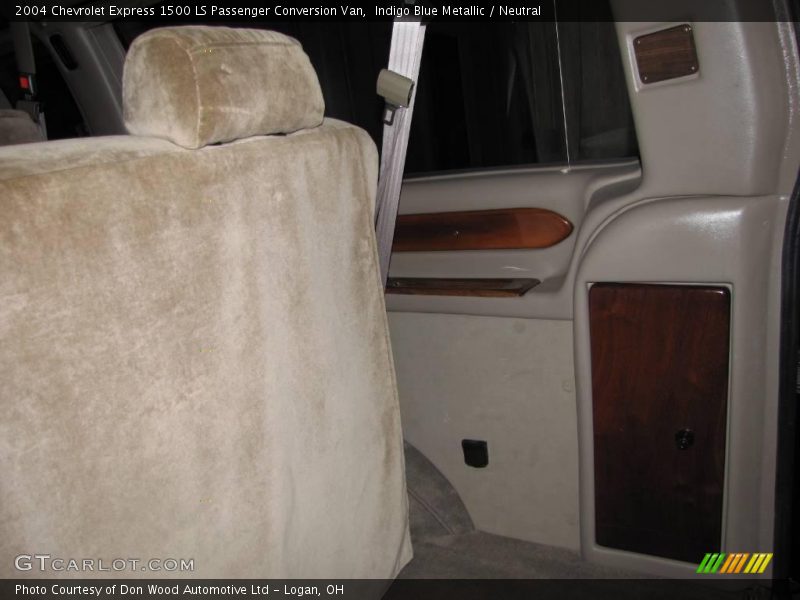 Indigo Blue Metallic / Neutral 2004 Chevrolet Express 1500 LS Passenger Conversion Van