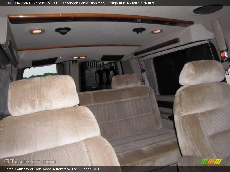Indigo Blue Metallic / Neutral 2004 Chevrolet Express 1500 LS Passenger Conversion Van