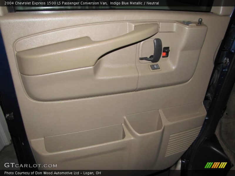 Indigo Blue Metallic / Neutral 2004 Chevrolet Express 1500 LS Passenger Conversion Van