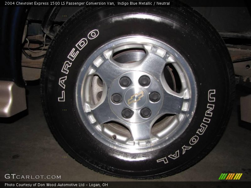 Indigo Blue Metallic / Neutral 2004 Chevrolet Express 1500 LS Passenger Conversion Van