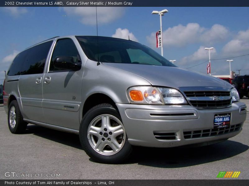 Galaxy Silver Metallic / Medium Gray 2002 Chevrolet Venture LS AWD