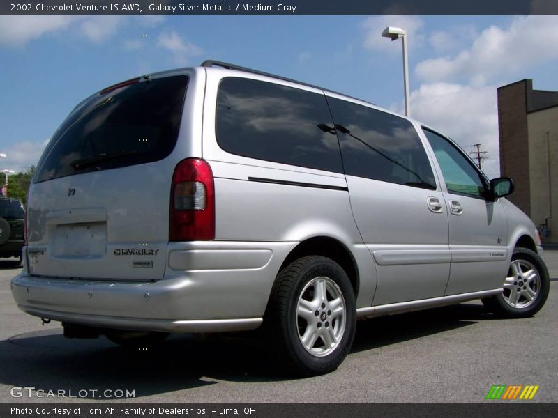Galaxy Silver Metallic / Medium Gray 2002 Chevrolet Venture LS AWD