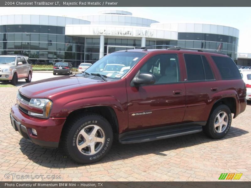 Majestic Red Metallic / Pewter 2004 Chevrolet TrailBlazer LT