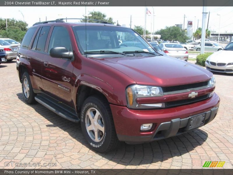 Majestic Red Metallic / Pewter 2004 Chevrolet TrailBlazer LT