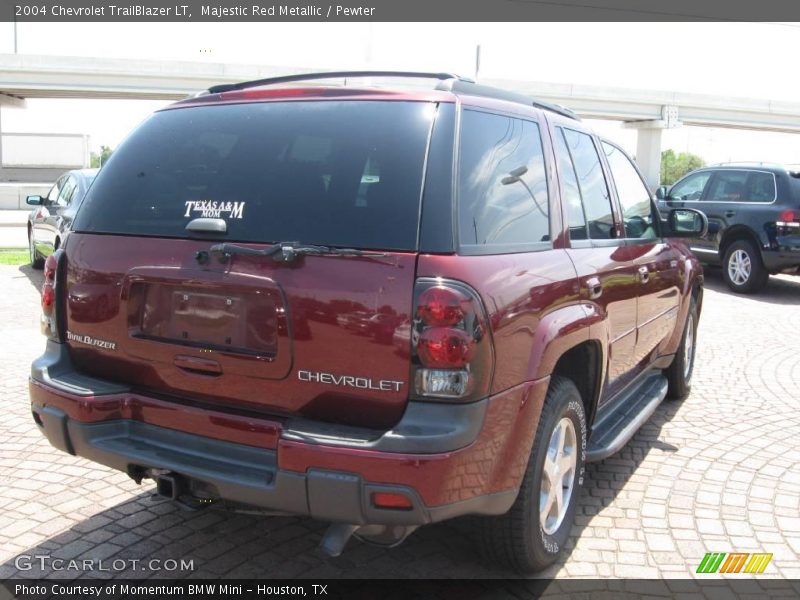 Majestic Red Metallic / Pewter 2004 Chevrolet TrailBlazer LT