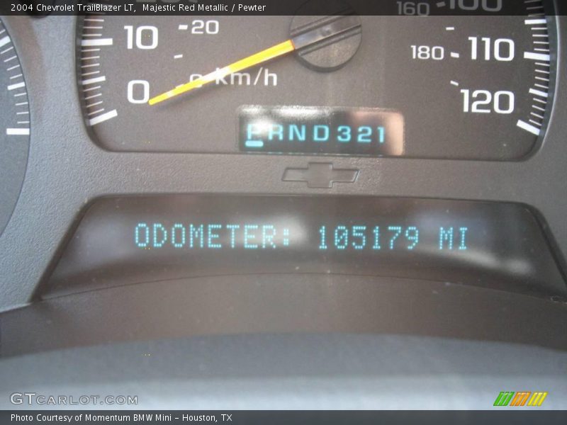 Majestic Red Metallic / Pewter 2004 Chevrolet TrailBlazer LT