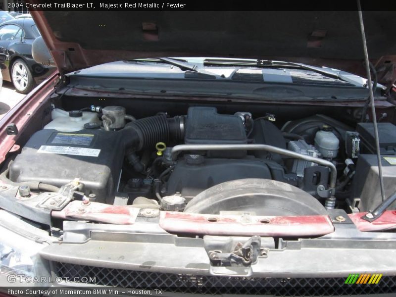 Majestic Red Metallic / Pewter 2004 Chevrolet TrailBlazer LT