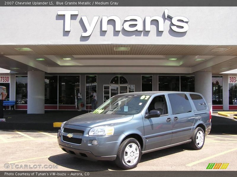 Blue Granite Metallic / Medium Gray 2007 Chevrolet Uplander LS
