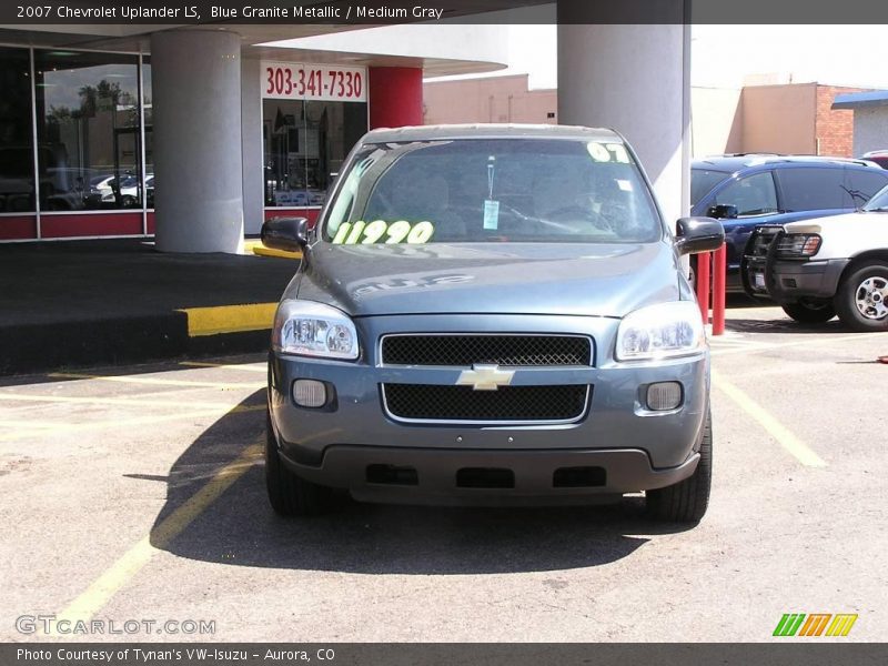 Blue Granite Metallic / Medium Gray 2007 Chevrolet Uplander LS