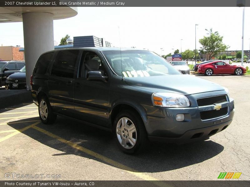 Blue Granite Metallic / Medium Gray 2007 Chevrolet Uplander LS