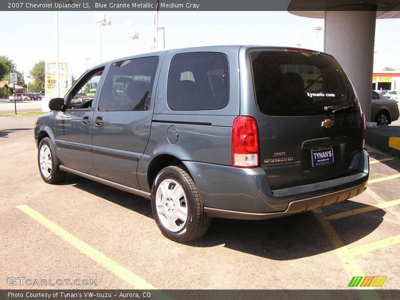 Blue Granite Metallic / Medium Gray 2007 Chevrolet Uplander LS