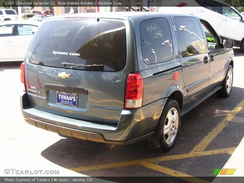 Blue Granite Metallic / Medium Gray 2007 Chevrolet Uplander LS