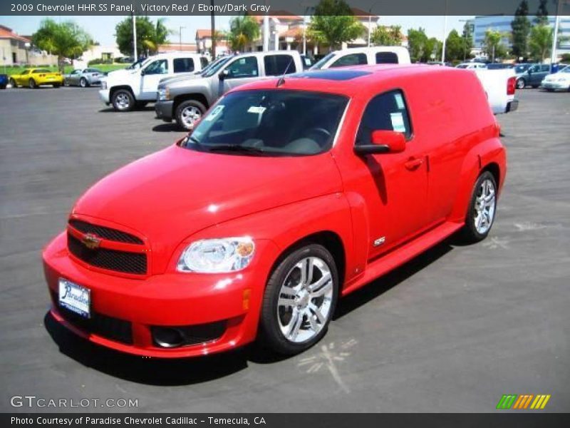 Victory Red / Ebony/Dark Gray 2009 Chevrolet HHR SS Panel