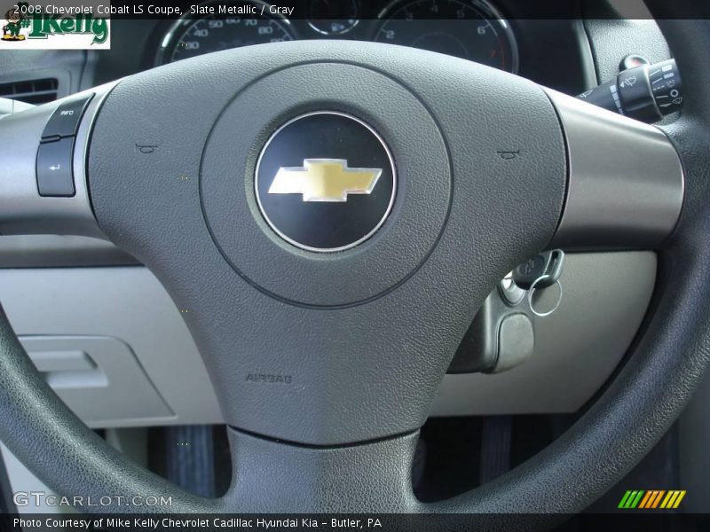 Slate Metallic / Gray 2008 Chevrolet Cobalt LS Coupe