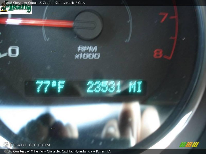Slate Metallic / Gray 2008 Chevrolet Cobalt LS Coupe