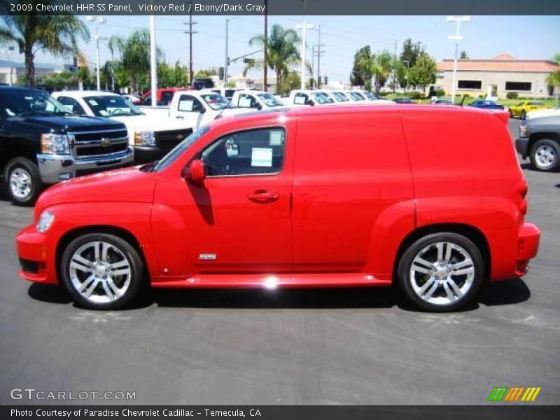 Victory Red / Ebony/Dark Gray 2009 Chevrolet HHR SS Panel