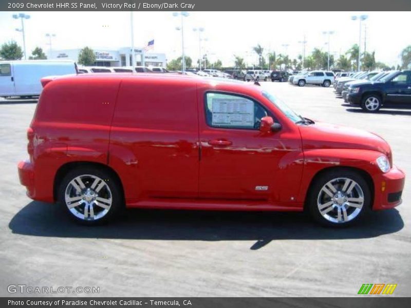 Victory Red / Ebony/Dark Gray 2009 Chevrolet HHR SS Panel