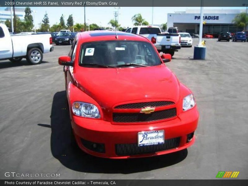 Victory Red / Ebony/Dark Gray 2009 Chevrolet HHR SS Panel
