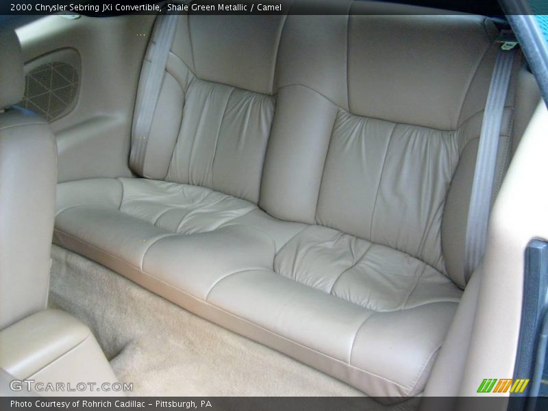 Shale Green Metallic / Camel 2000 Chrysler Sebring JXi Convertible