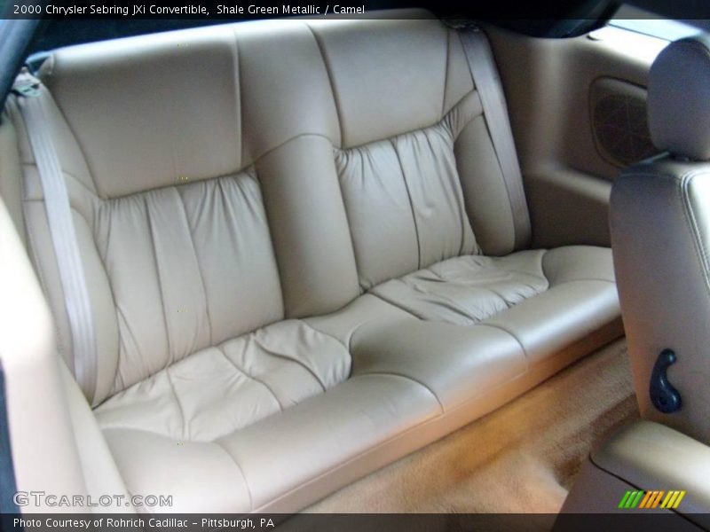 Shale Green Metallic / Camel 2000 Chrysler Sebring JXi Convertible
