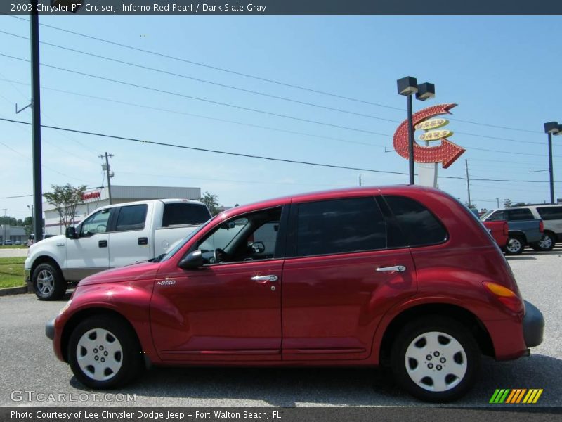 Inferno Red Pearl / Dark Slate Gray 2003 Chrysler PT Cruiser