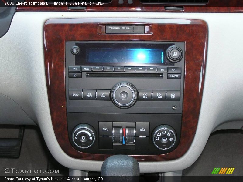 Imperial Blue Metallic / Gray 2008 Chevrolet Impala LT