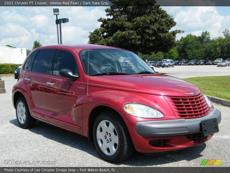 Inferno Red Pearl / Dark Slate Gray 2003 Chrysler PT Cruiser