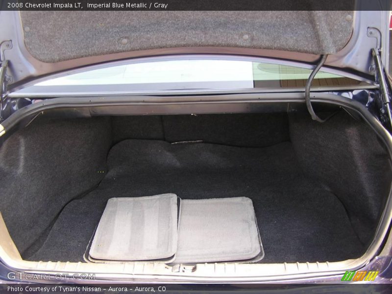 Imperial Blue Metallic / Gray 2008 Chevrolet Impala LT