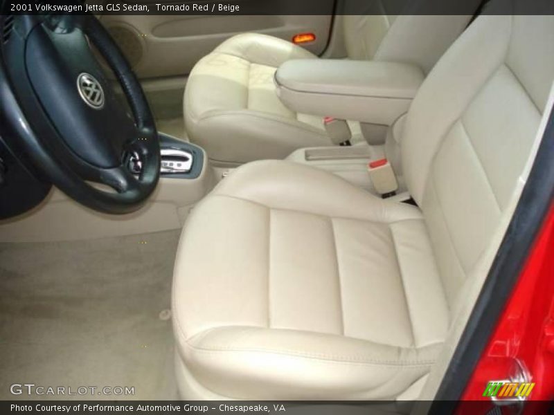 Tornado Red / Beige 2001 Volkswagen Jetta GLS Sedan