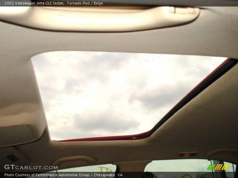 Tornado Red / Beige 2001 Volkswagen Jetta GLS Sedan