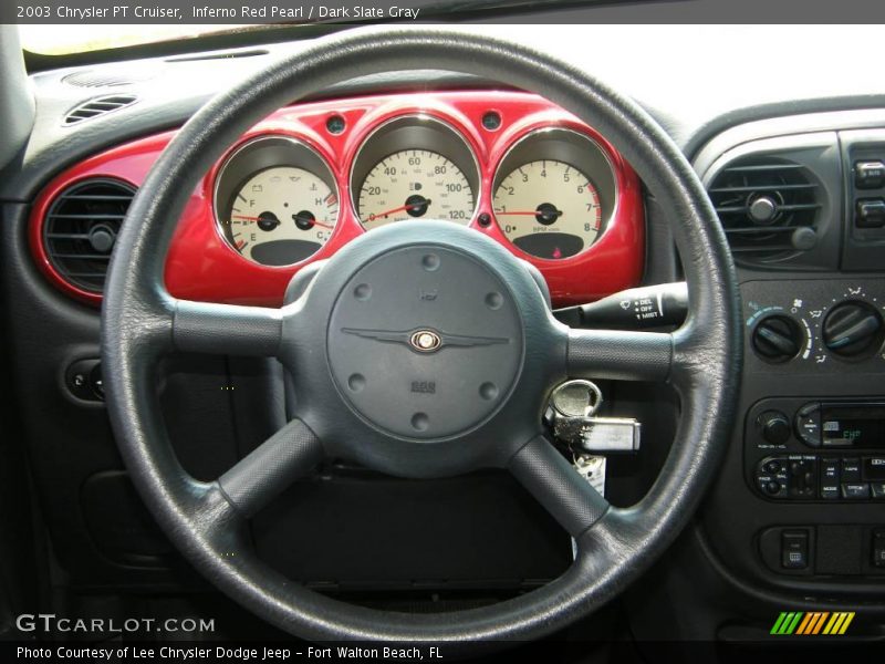Inferno Red Pearl / Dark Slate Gray 2003 Chrysler PT Cruiser