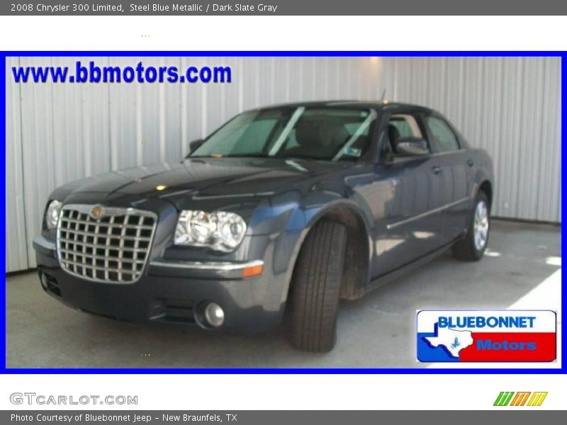 Steel Blue Metallic / Dark Slate Gray 2008 Chrysler 300 Limited