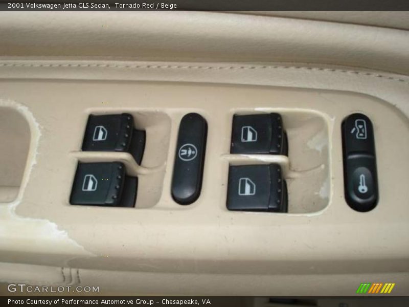 Tornado Red / Beige 2001 Volkswagen Jetta GLS Sedan