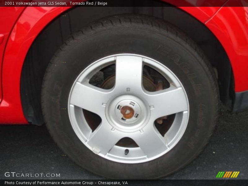 Tornado Red / Beige 2001 Volkswagen Jetta GLS Sedan