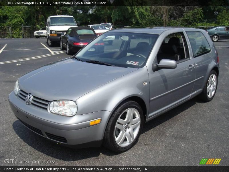 Silverstone Grey Metallic / Black 2003 Volkswagen GTI 1.8T