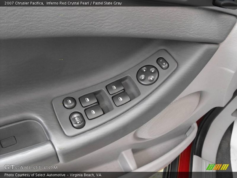 Inferno Red Crystal Pearl / Pastel Slate Gray 2007 Chrysler Pacifica