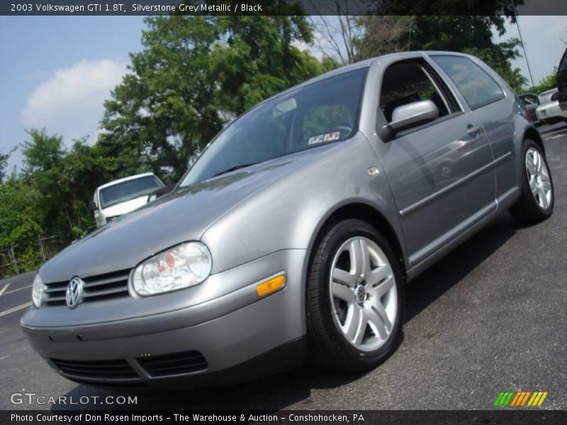 Silverstone Grey Metallic / Black 2003 Volkswagen GTI 1.8T