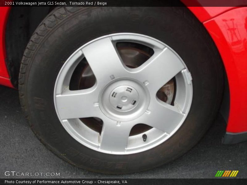 Tornado Red / Beige 2001 Volkswagen Jetta GLS Sedan